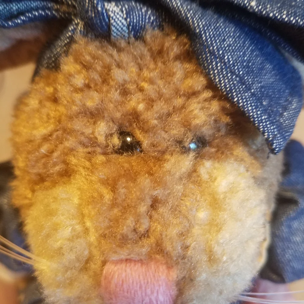 Lucille Bunny Rabbit Boyd's Bears in a Denim Dress 14 in tall